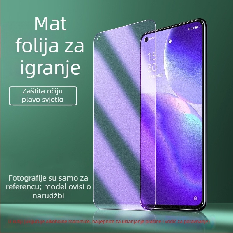 Matirano zaštitno staklo za zaslon za Redmi K40, K40 Game Version, K30 Pro i K30S – zaštita cijelog zaslona