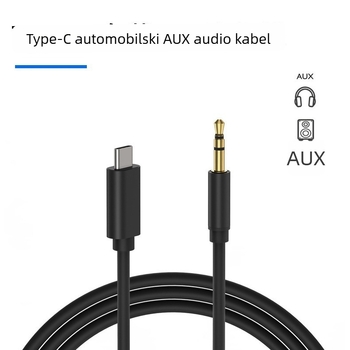 Kabel za auto audio za iPhone: Lightning na 3,5 mm i USB-C audio kabel