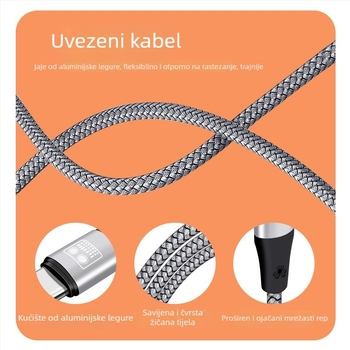 OTG kabel za zvučnu karticu za livestream, dvostruki USB-C priključci, bakrena žica s cinkovanim jezgrom