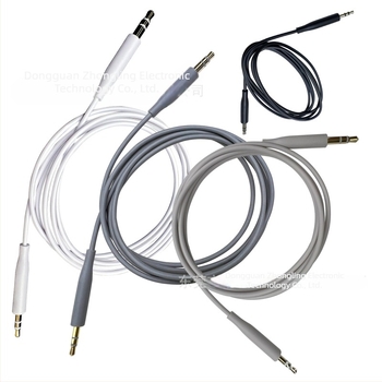 Audio kabel 3,5 mm na 2,5 mm za BOSE 700, QC45, QC35, QC25, SoundTrue, SoundLink, OE2 — zlatno pokriće, visokou čisto OFC bakreno jezgro, TPE omot