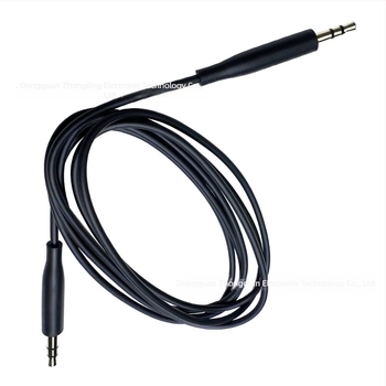 Audio kabel 3,5 mm na 2,5 mm za BOSE 700, QC45, QC35, QC25, SoundTrue, SoundLink, OE2 — zlatno pokriće, visokou čisto OFC bakreno jezgro, TPE omot