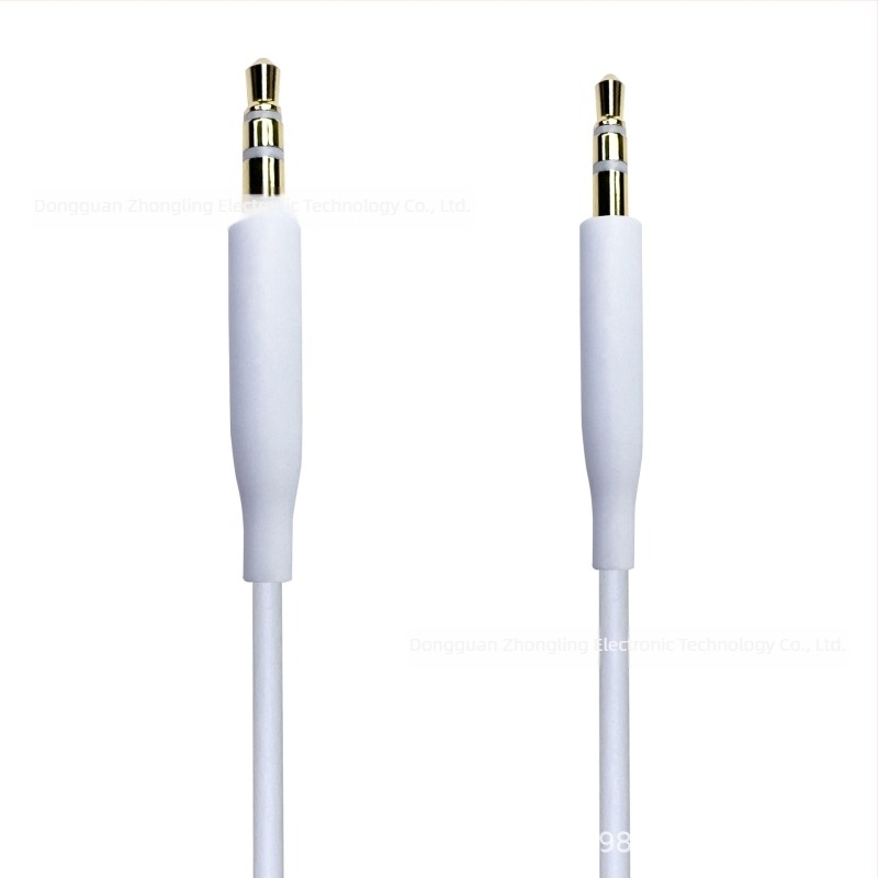 Audio kabel 3,5 mm na 2,5 mm za BOSE 700, QC45, QC35, QC25, SoundTrue, SoundLink, OE2 — zlatno pokriće, visokou čisto OFC bakreno jezgro, TPE omot