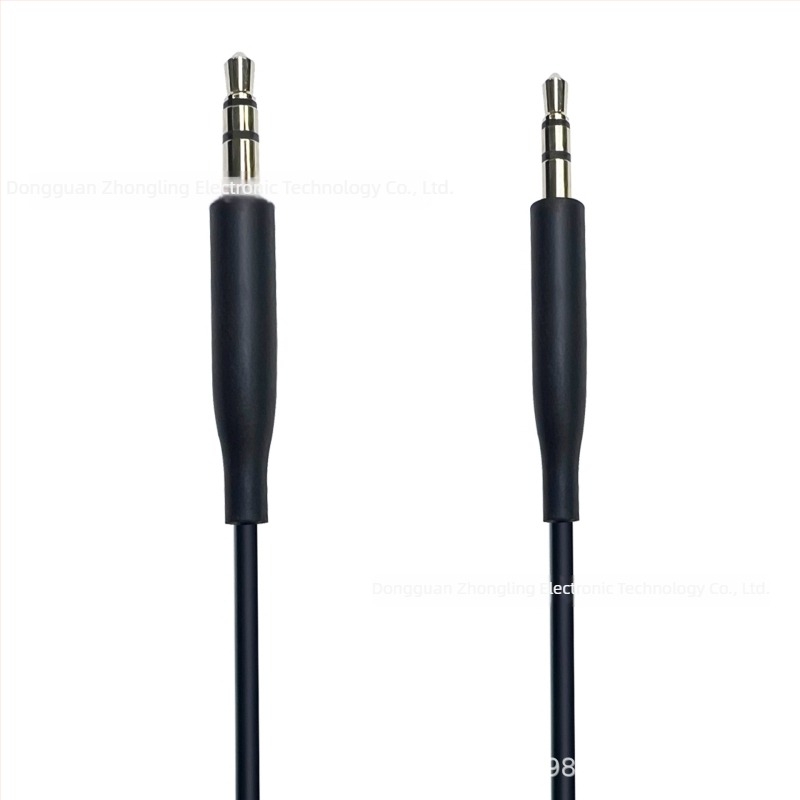 Audio kabel 3,5 mm na 2,5 mm za BOSE 700, QC45, QC35, QC25, SoundTrue, SoundLink, OE2 — zlatno pokriće, visokou čisto OFC bakreno jezgro, TPE omot