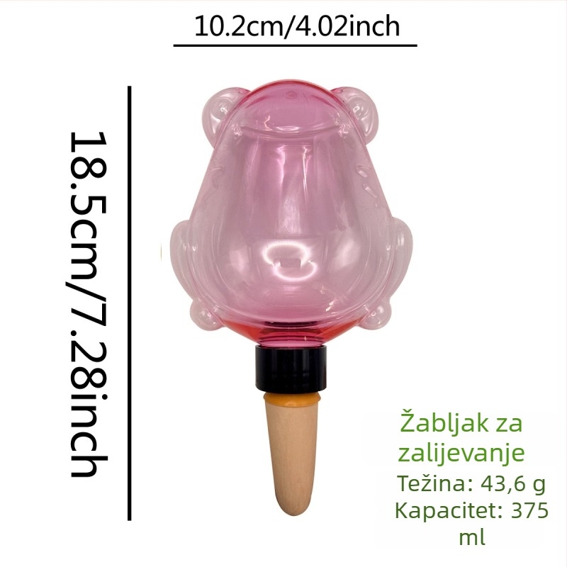 Plastična serija kapljičnog navodnjavanja, kapacitet 375 ml, za kućno vrtlarstvo, poljoprivrednu proizvodnju i javne zelene površine