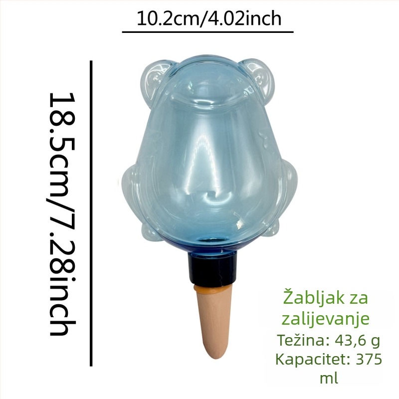 Plastična serija kapljičnog navodnjavanja, kapacitet 375 ml, za kućno vrtlarstvo, poljoprivrednu proizvodnju i javne zelene površine