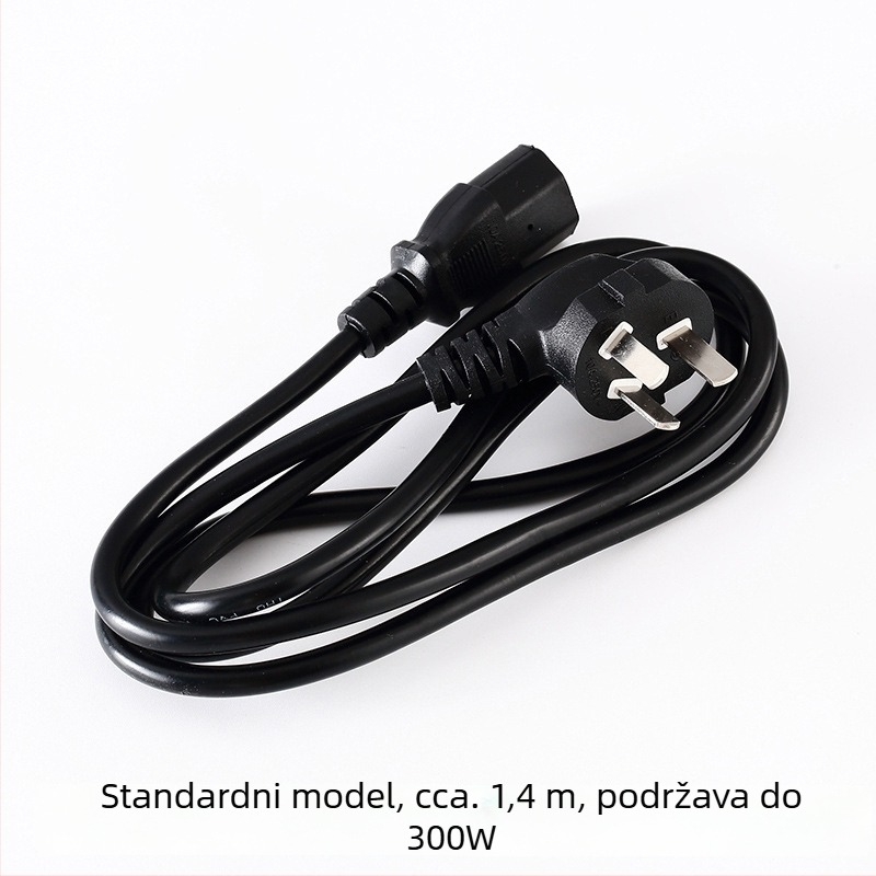 Napajajući kabel s tri vodiča za kućište računala, monitor i pisač; trostruki utikač; OEM