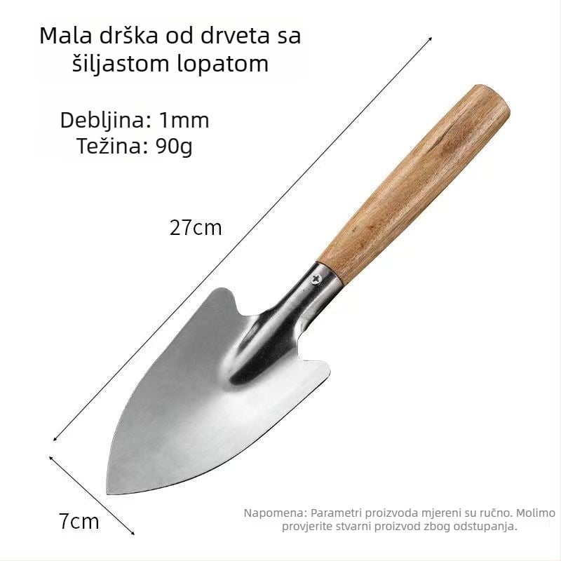 Lopata od nehrđajućeg čelika za vrtlarstvo Bo Huang, za cvijeće i plijevljenje