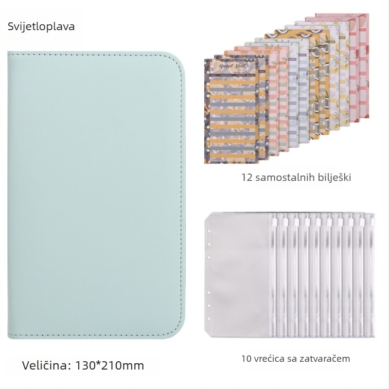 Lipai A6 PU držač kartica s zatvaračem, anti-demagnetski slot za ID, velika kapacitet vozačke dozvole, više pretinaca za kartice, za žene