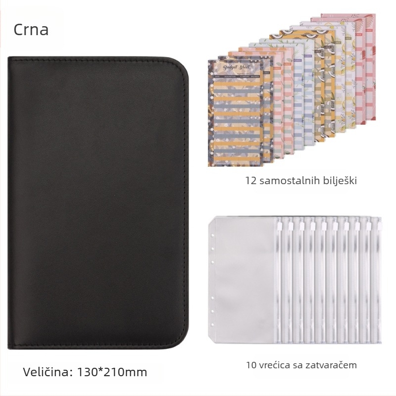 Lipai A6 PU držač kartica s zatvaračem, anti-demagnetski slot za ID, velika kapacitet vozačke dozvole, više pretinaca za kartice, za žene