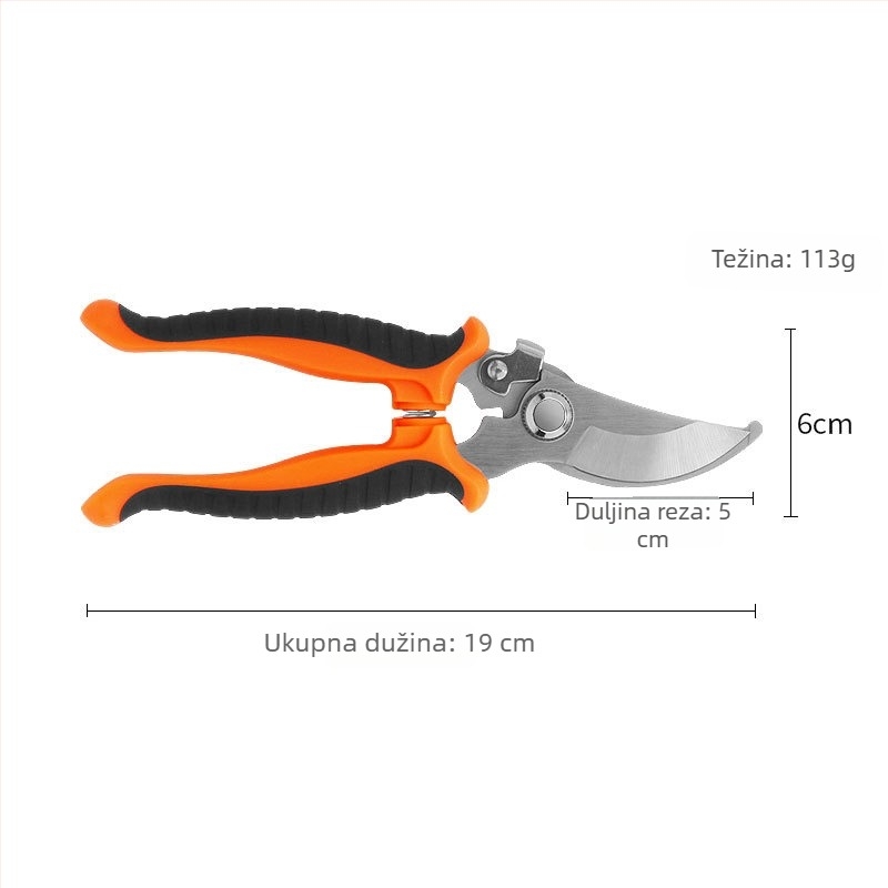 Škarice za rezanje grana, škarice za branje plodova i bonsai škare za njegu voćnih stabala