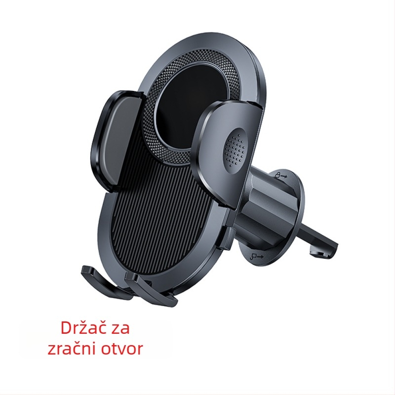 Držač za telefon u automobilu na otvor za ventilaciju, otporan na vibracije, brza ugradnja u 3 sekunde, kompatibilan s instrument pločom, podržava graviranje logotipa