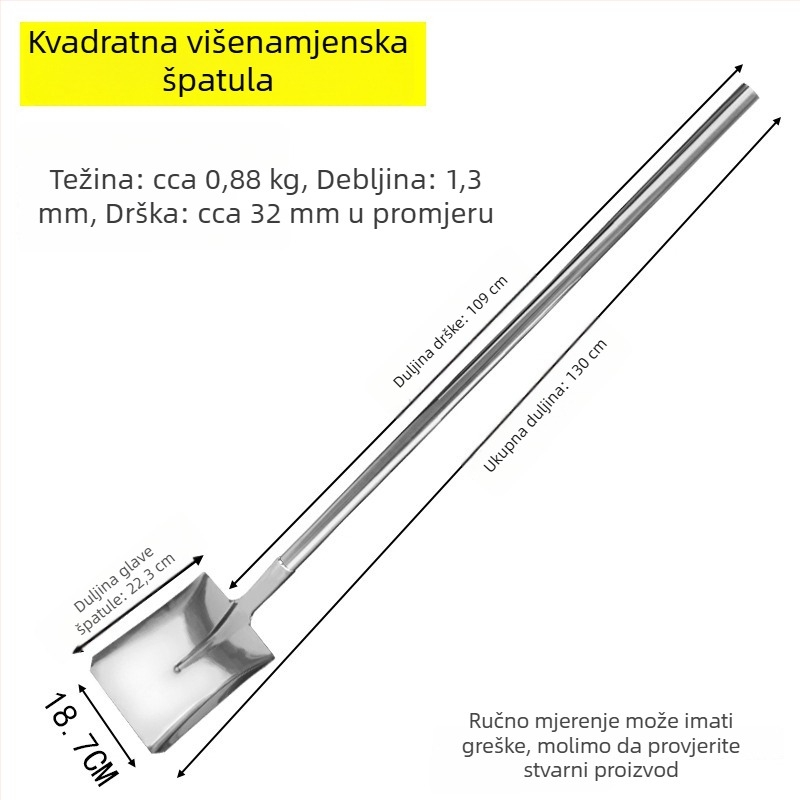 Origin lopata za vrt od nehrđajućeg čelika za kopanje i olakšavanje tla, prilagodljivo procesiranje