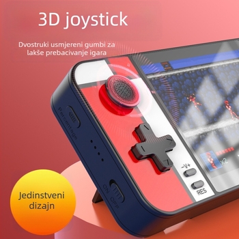 D41 prijenosna konzola za igre s ugrađenom baterijom, 2-u-1 nostalgične retro igre