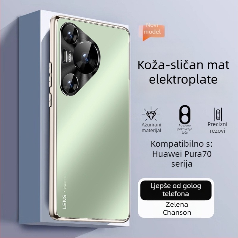 Huawei Pura70 futrola za telefon – mat završna obrada, ultra-tanka, potpuno pokrivena, otpornost na pad, PC materijal