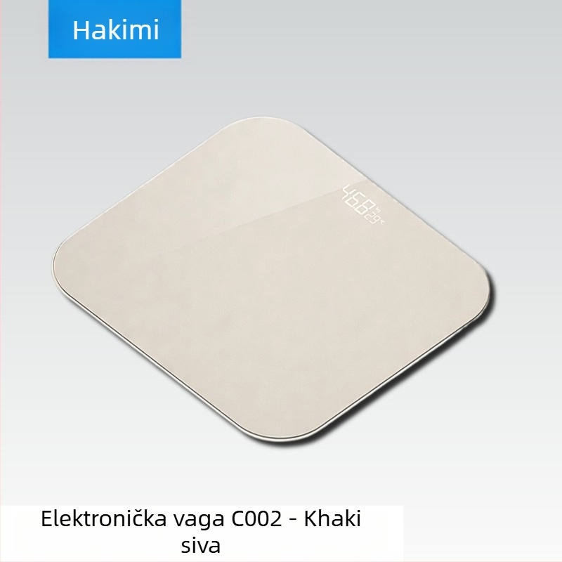 Cred kućna digitalna vaga, minimalistički dizajn, kompaktna i precizna vaga za tjelesnu težinu, moderna