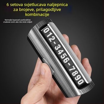 Privremena ploča za parkiranje vozila, plastični model 1600, skriveni tip