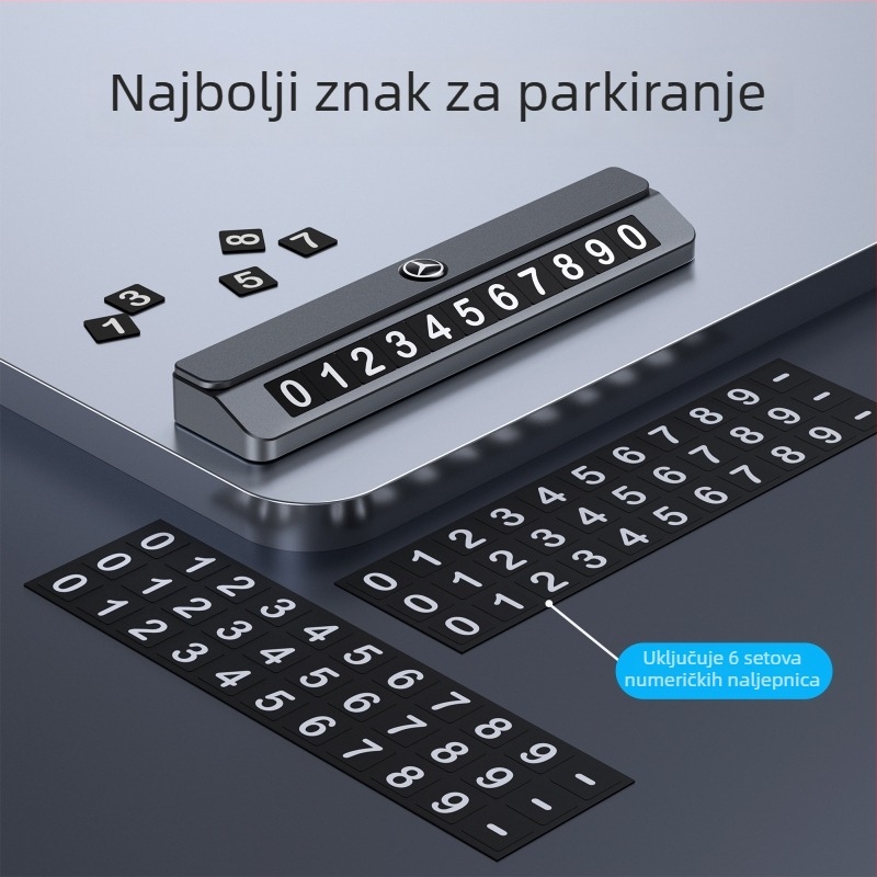 Skriveni znak za parkiranje (Model TC109) – Metal, otisak logotipa, prilagodljiv, licencirana privatna marka