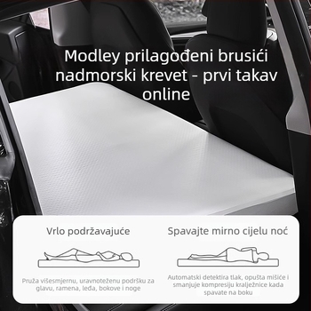 Naduvani auto madrac za stražnje sjedalo Tesla Model Y – madrac za noćno kampiranje (PVC)