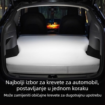 Naduvani auto madrac za stražnje sjedalo Tesla Model Y – madrac za noćno kampiranje (PVC)