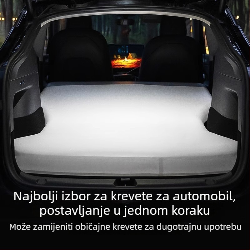 Naduvani auto madrac za stražnje sjedalo Tesla Model Y – madrac za noćno kampiranje (PVC)