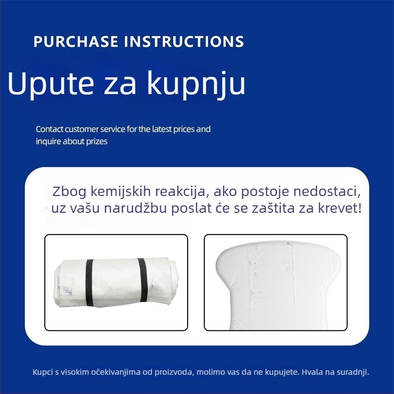 Naduvani auto madrac za stražnje sjedalo Tesla Model Y – madrac za noćno kampiranje (PVC)