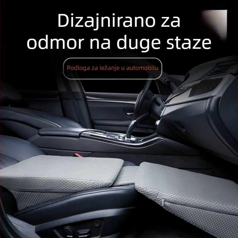 Auto spavaća podloga — univerzalna za prednja i stražnja sjedala, bez nadutja, 1,2 kg, nosivost 120 kg