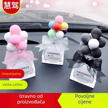 Huijia moderne unutarnje dodatke za automobil – držač bočice za aromaterapiju od glina i stakla; Materijal: glina + staklo; Stil: moderni; Brand: Huijia; Funkcija: unutarnji dodaci za automobil