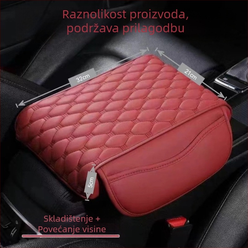 Kožni jastučić za naslon za ruku automobila – univerzalno, prilagodljivo, Zhejiang yun brenda