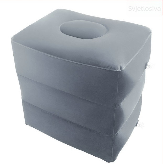 Naduvani tabure za stopala, flokirani PVC, 0,4 mm debljina, podesiva, model ZM403046-0202