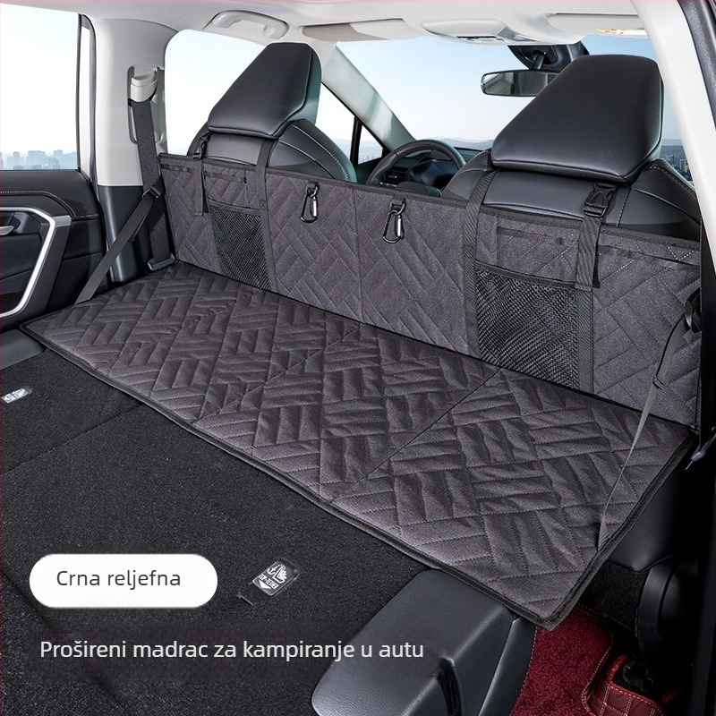 Sklopiva ploča za proširenje prtljažnika automobila – univerzalno proširenje stražnjeg sjedala za kampiranje, model CZLYYCCD, PVC materijal, težina 2,94 kg, nosivost 90 kg, kompatibilno sa SUV