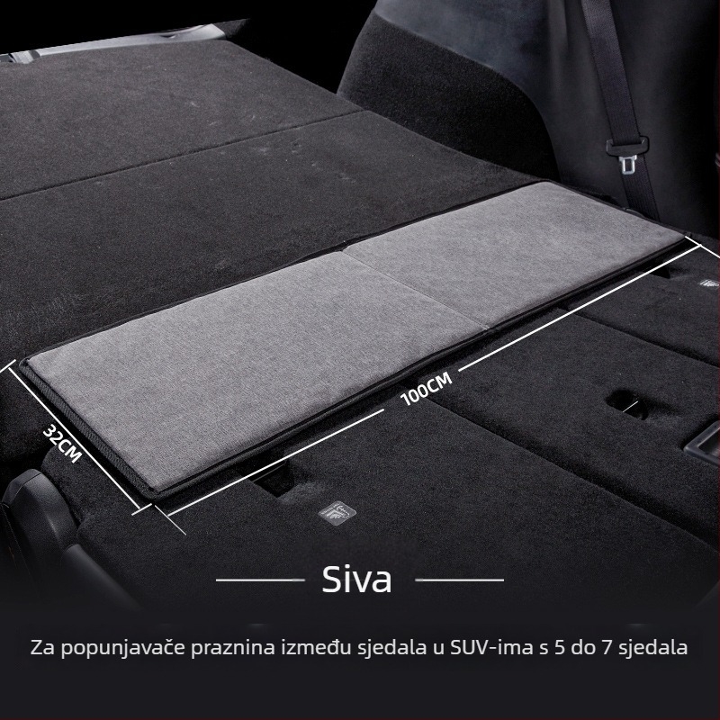Sklopiva ploča za proširenje prtljažnika automobila – univerzalno proširenje stražnjeg sjedala za kampiranje, model CZLYYCCD, PVC materijal, težina 2,94 kg, nosivost 90 kg, kompatibilno sa SUV
