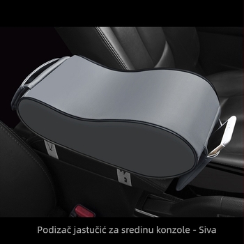 PU povišavajući naslon za ruku automobila, s kožnim presvlakom i punjenjem od spužve, kompatibilan s više od 99% modela automobila