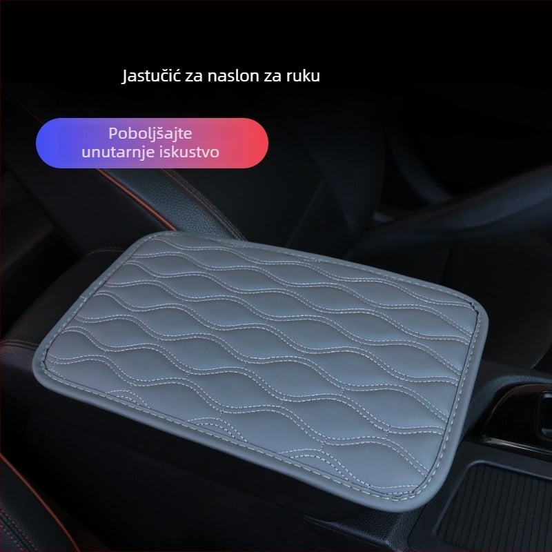 Središnji naslon za ruke automobila – kožna podložka, univerzalna kompatibilnost, prilagodljiva, Marka Muchuang