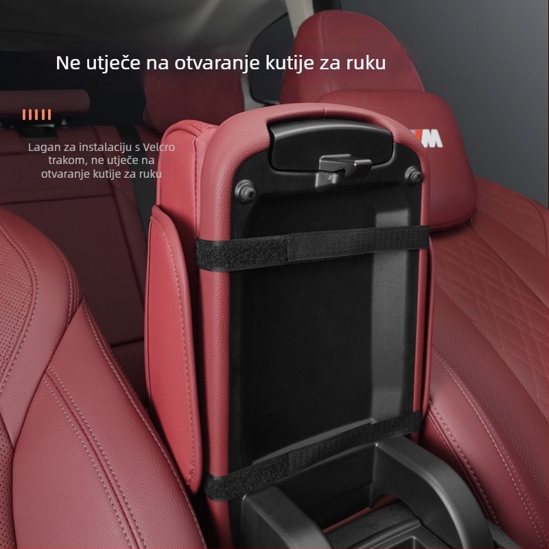 Povišena naslona za ruku automobila, koža, marka VSLIH, univerzalna primjena