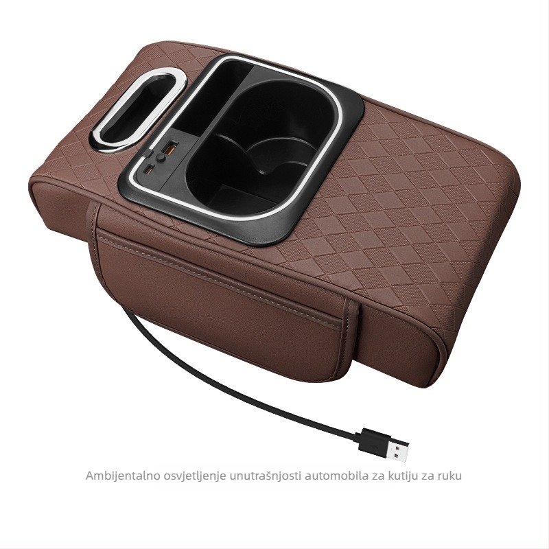 Povišena naslona za ruku automobila, koža, marka VSLIH, univerzalna primjena