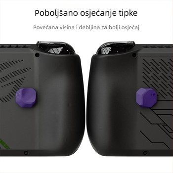 Stickeri za stražnje gumbe Skull & Co. za Rog Ally X/XBOX Ally - gumeni, poboljšavaju osjećaj, kompatibilni s Rog Ally X