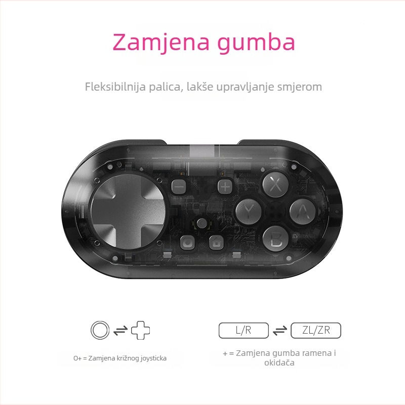 Igra kontroler YS54 - Bežični džojstik s vibracijom za Switch/Android/PC, TYPE-C sučelje, ABS+PC