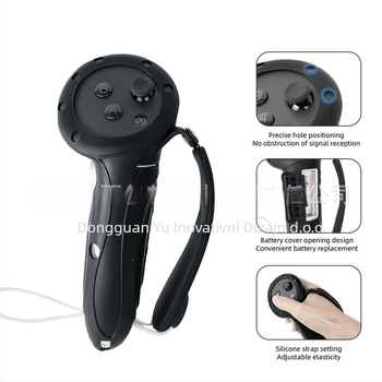 Duga drška silikonski zaštitni pokrov za Quest 3/Quest 3s – protiv klizanja, protiv pada, protiv udara; Injekcijsko lijevanje; 160 g; Materijali: silikon, PC, nylon, ABS, PP, TPU; Kompatibilnost: Quest 3/Quest 3s