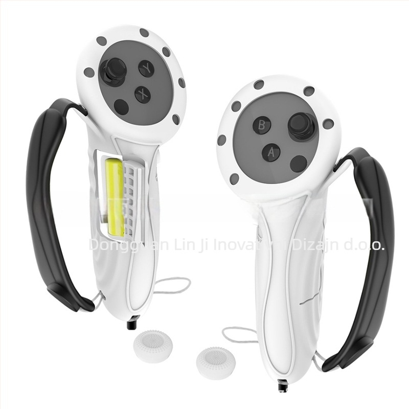 Duga drška silikonski zaštitni pokrov za Quest 3/Quest 3s – protiv klizanja, protiv pada, protiv udara; Injekcijsko lijevanje; 160 g; Materijali: silikon, PC, nylon, ABS, PP, TPU; Kompatibilnost: Quest 3/Quest 3s