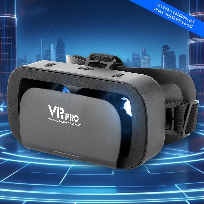 VR naočale za mobitel, kaciga za virtualnu stvarnost za filmove i igre | Zaslon: 300; Ulaz videa: telefon; Razlučivost: 720-1080; Veličina zaslona: 4-7