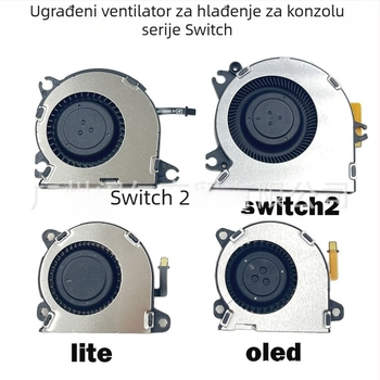 Ventilator za hlađenje Nintendo Switch OLED/Lite, model N.s, 12 g, materijal plastika i željezo.