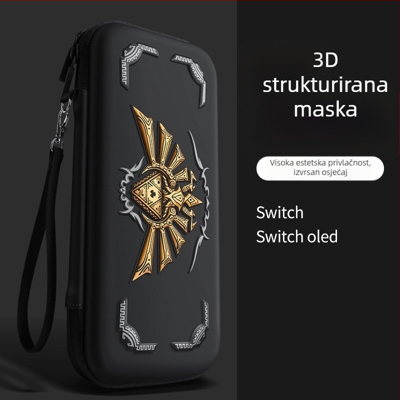 Zaštitna futrola za Nintendo Switch i OLED, PU+EVA torba/kutija za pohranu, 220 g