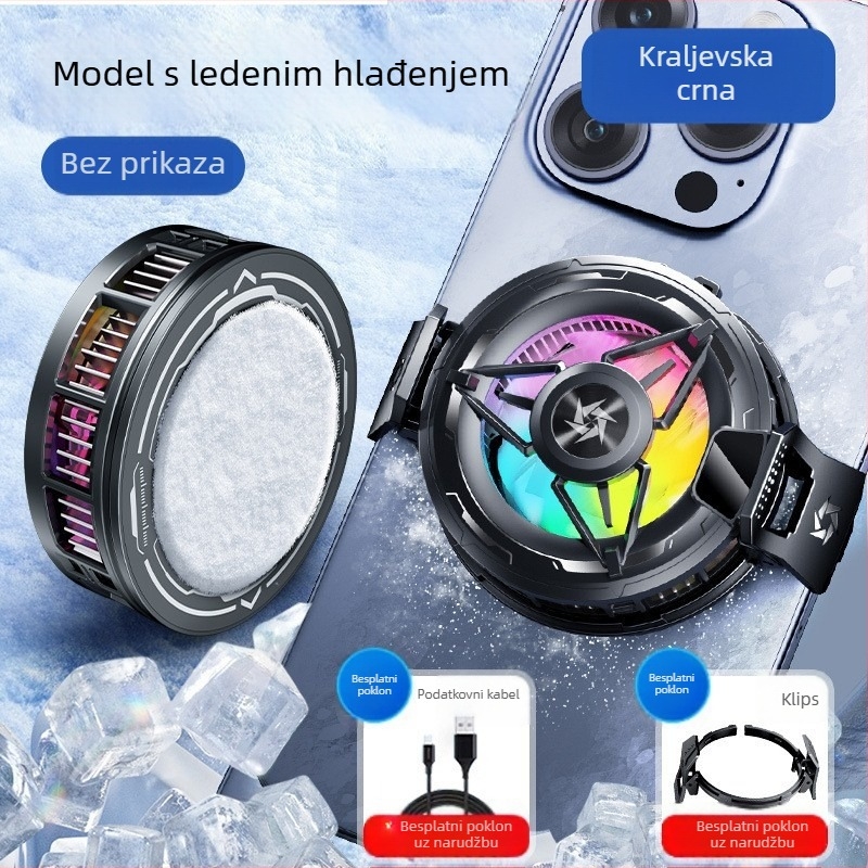 SL59 Magnetska stražnja kopča s digitalnim zaslonom, poluvodički hladnjak za pametne telefone, 10W Type-C