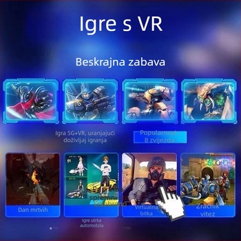 VR naočale – Impresivan 3D headset za pametni telefon, kućno kino • Zaslon: 32, Razlučivost: Bez zaslona, Pametno nosivo uređaj