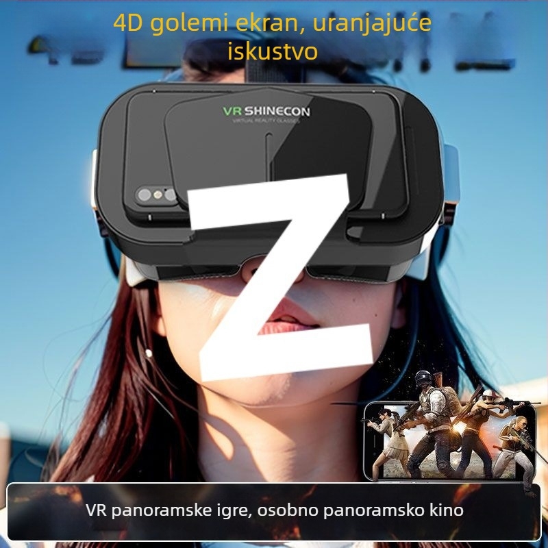 VR naočale – Impresivan 3D headset za pametni telefon, kućno kino • Zaslon: 32, Razlučivost: Bez zaslona, Pametno nosivo uređaj
