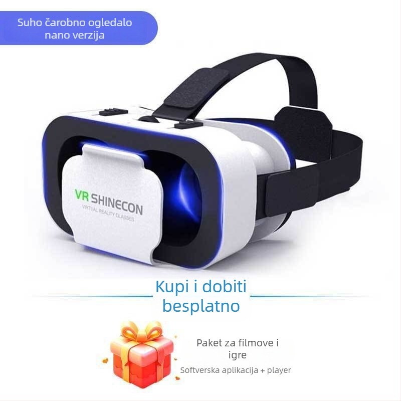 VR naočale, 3D stereoskopsko kino, virtualna stvarnost, panoramsko uranjanje, za pametni telefon