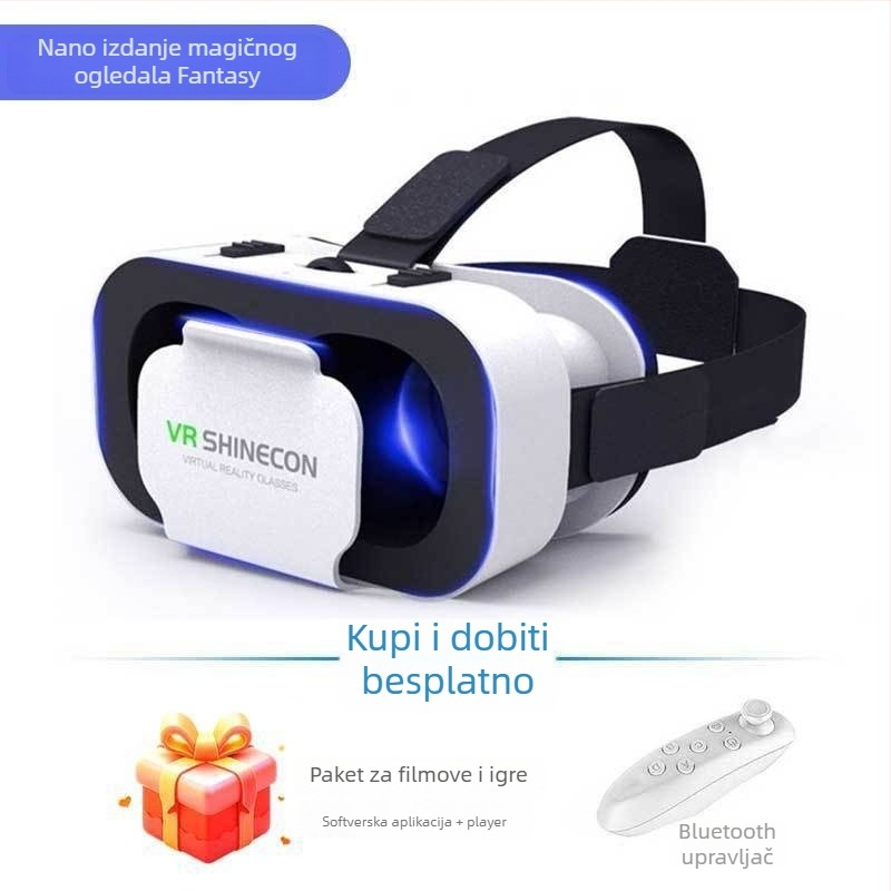 VR naočale, 3D stereoskopsko kino, virtualna stvarnost, panoramsko uranjanje, za pametni telefon