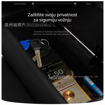 Središnja kutija naslona za ruku za Toyota Hiace Sea Lion 200 – drvena, bez bušenja, težina 3 kg