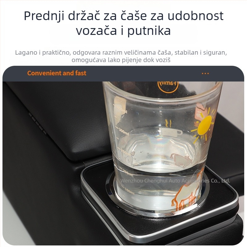 Središnja kutija naslona za ruku za Toyota Hiace Sea Lion 200 – drvena, bez bušenja, težina 3 kg