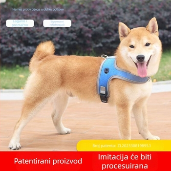 A7 harnes u stilu sedla za pse s kaišem, za male i srednje pse